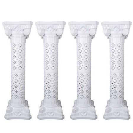 decorative pedestals columns plastic the holiday aisle alvin wedding decorative plastic roman column pedestal set of 4 decorative pedestals columns plastic the holiday aisle alvin wedding decorative plastic roman column pedestal set of 4